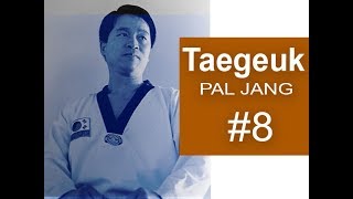 Taekwondo Taegeuk Poomsae 8  Taegeuk Pal Jang Howto Video [upl. by Aneehsram]