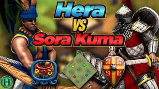 Mayans vs Byzantines  1v1 Land Madness  vs Sora Kuma  AoE2 [upl. by Spurgeon170]