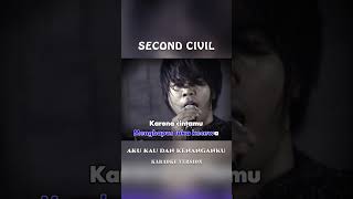 Second Civil  Aku Kau amp Kenangan Karaoke Video shorts [upl. by Alyson412]