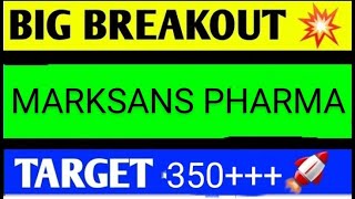 MARKSANS PHARMA SHARE LATEST NEWS TODAYMARKSANS PHARMA SHARE TARGETMARKSANS PHARMA SHARE ANALYSIS [upl. by Ellevehc]