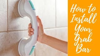 How to Install Your Grab Bar [upl. by Nawtna127]