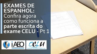 Como funciona a prova escrita do exame CELU  Pt 1 [upl. by Ecadnac]