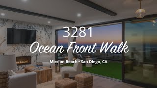 Waterfront Remodel in Mission Beach  3281 Ocean Front Walk [upl. by Shepperd611]