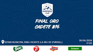 PIRINEOS CUP 2024  FINAL ORO B16 CADETE [upl. by Amye925]