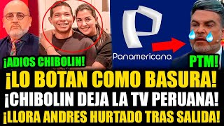 ¡LO BOTAN PANAMERICA TV SUSPENDE A ANDRES HURTADO LUEGO DE GRAN DESTAPE DE CASOS DE CORRUPCION [upl. by Dlared]