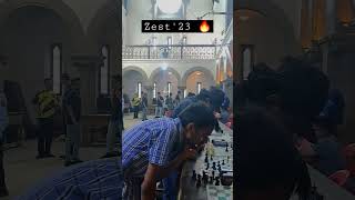 Chess Competition In COEP 🔥  Zest23 shorts coep pict vjti vit viit pune chess [upl. by Nedarb]