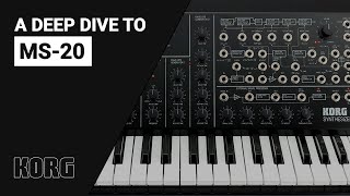 KORG MS20 complete in depth guide tutorial Including patch bay [upl. by Dadirac]