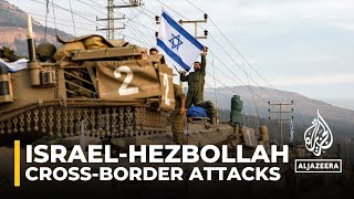 Hezbollah Israel continue to intensify crossborder attacks [upl. by Hiram]