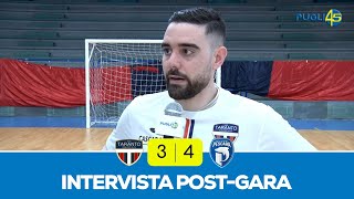 TarantoPescara 34  INTERVISTE  Serie A2 Elite 202425 [upl. by Einnal53]