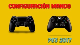 PES 2017  Configuración del mando  Repasando los controles [upl. by Laikeze]