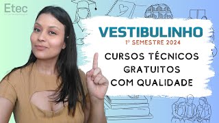 🔥 CURSO TÉCNICO GRATUITO E DE QUALIDADE ONLINE E PRESENCIAL 🔥  Vestibulinho 2024  TiDigo [upl. by Akzseinga436]