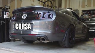 2013 GT500 FULL EXHAUST CORSA SPORT SOUND CIPS [upl. by Shira]