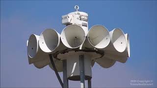 Federal Signal STH10 Emergency Siren Test quotFast Wailquot  Lattimore NC 222020 [upl. by Rus]