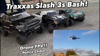 Traxxas Slash VXL’s Vs Homemade Skatepark [upl. by Tiphany118]