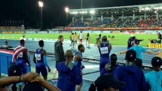 IAAF World Relays Bahamas 2017 Mixed Relays  the crowd went wild [upl. by Eniamert]