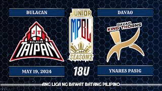 Junior MPBL Season 2  Davao King Thorns VS Bulacan JT Taipan  18U [upl. by Yrohcaz930]