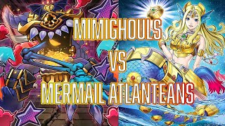 YUGIOH Mimighoul VS Mermail Atlanteans [upl. by Adelle850]