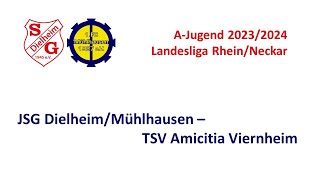 JSG DielheimMühlhausen  TSV Amicitia Viernheim 31 11 19 Oktober 2024 AJugend Landesliga [upl. by Hylan]