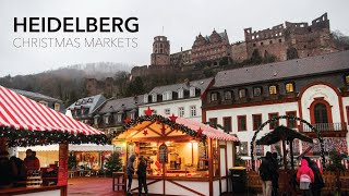 Heidelberg Christmas Markets 2023  European Christmas Market Tour Part 1 [upl. by Dyann]