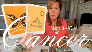 CANCER  The Conversation HAPPENS  Weekly November 2023 Zodiac Tarot Reading [upl. by Kcirre]