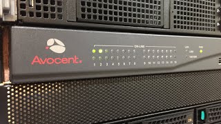 Avocent DSR4030 IP KVM Switch Unboxing [upl. by Anelaj774]