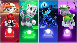 PAW Patrol The Mighty Movie ☄️ Marshall 🌟 Coral 🌟 Liberty 🌟 Chase 🌟 Skye ☄️ Tiles Hop EDM Rush [upl. by Lola280]