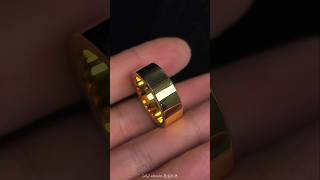 WOW ITS A PURE GOLDEN RING shortvideo shorts short trending gold shortsviral video craft [upl. by Artema]