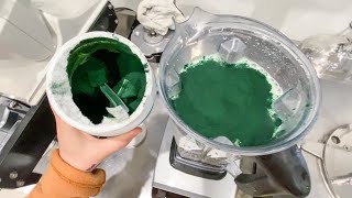 Spirulina Powder Pumpkin Seed Milk Recipe [upl. by Longo]