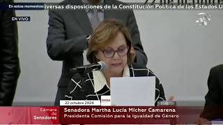 Comisiones unidas de Puntos Constitucionales Para la Igualdad de Género y Estudios Legislativos [upl. by Ecirtaed642]