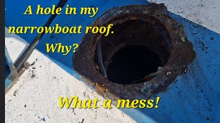 A hole in my boat roof My narrowboat journey continues [upl. by Dunkin]