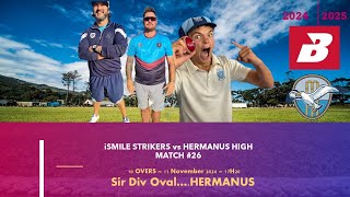 Hermanus High vs iSmile Strikers [upl. by Enerod834]