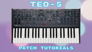 Oberheim TEO5 patch tutorial using fm and the polyphonic lfo [upl. by Tratner]