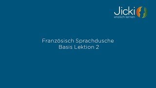 Französisch lernen für Anfänger Lektion 2 [upl. by Fulmer]