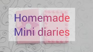 How to make mini diaries  Sisters craft Uzra Hiba 👍 [upl. by Nagaem]