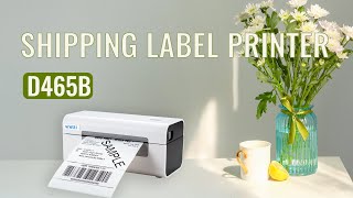 vrettiD465B New Arrival Desktop 4X6 Shipping Label Printer [upl. by Freudberg156]