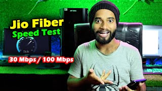 Jio Fiber Speed Test  2024   30 Mbps  100Mbps  Which Plan Best For You in 2024 [upl. by Tamara]