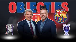 🏆MES OBJECTIFS pour LE BARÇA CET SAISON  LIGA LDC [upl. by Adnolahs]