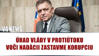 ÚRAD VLÁDY V PROTIÚTOKU VOČI NADÁCII ZASTAVME KORUPCIU [upl. by Jordison]