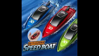 Mini Speed Boat RC Aliexpress  Mini bateau radiocommandé [upl. by Neit775]