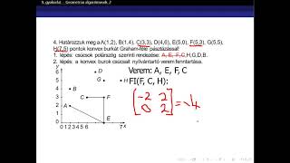 Algoritmusok és Adatszerkezetek 2  Geometriai Algoritmusok 2 [upl. by Hezekiah]