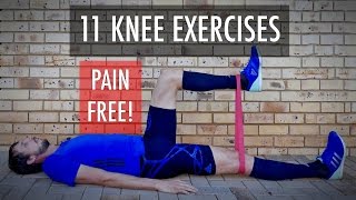 11 Knee rehab exercises for fix knee pain strengthening after knee injury Knee workout  Part 1 [upl. by Denby510]