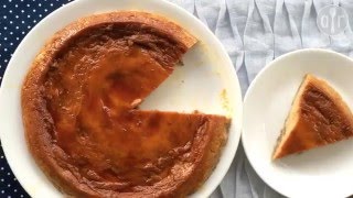 Cómo hacer flan en microondas receta de flan de nuez [upl. by Anilejna635]