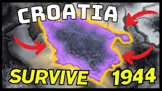 Can I survive as Croatia in 1944  Hearts of Iron 4 [upl. by Barbra]