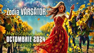 ♒VARSATOR 🍂 Horoscop OCTOMBRIE 2024 Subtitrat RO 🍂AQUARIUS ♒OCTOBER 2024 HOROSCOPE [upl. by Airemaj]