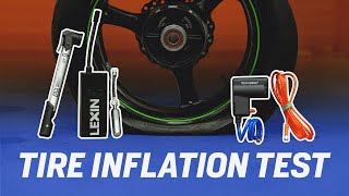 Emergency Motorcycle Tire Inflation Methods Compared  The Shop Manual [upl. by Yeoj]