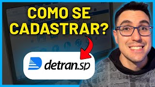 COMO SE CADASTRAR NO SITE DO DETRAN SP COMO CRIAR UMA CONTA PASSO A PASSO [upl. by Martres97]