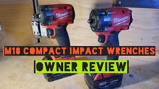 Milwaukee M18 Compact Impact Wrenches 2855 and 2854 [upl. by Anrahs]