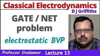 Classical Electrodynamics Lecture 13  Electrostatics Boundary value problem solving  MSc Physics [upl. by Corty]