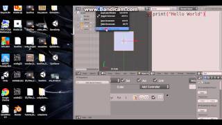 Blender Game Engine  Python  Part 1  Printing to Console [upl. by Daniela944]