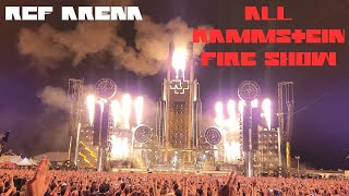 ALL RAMMSTEIN FIRE SHOW STADIUM TOUR 2024 RCF ARENA REGGIO EMILIA rammstein rammsteinofficial [upl. by Soulier177]